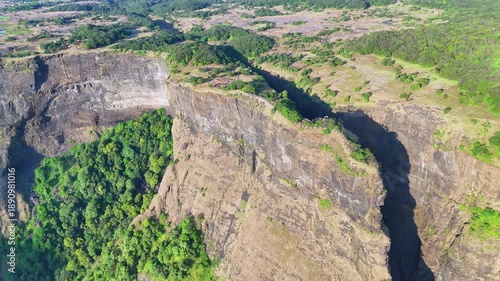 Sandhan Valley Drone Aerial Cinematic Shots Asia’s Second Largest Valley Valley Of Shadows Maharashtra India Travel Nature Landscape Adventure Tourism