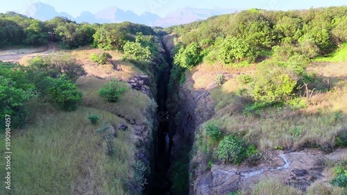 Sandhan Valley Drone Aerial Cinematic Shots Asia’s Second Largest Valley Valley Of Shadows Maharashtra India Travel Nature Landscape Adventure Tourism
