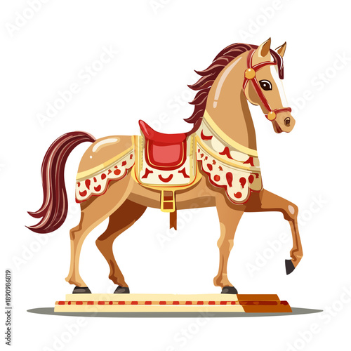 Amusement ride vector