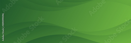 Abstract vector green wavy background. eps10