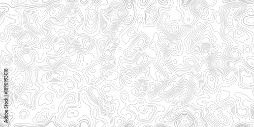 Topographic map background geographic line map with elevation assignments. Modern design with White background with topographic wavy pattern design.paper texture Imitation of a geographical map shades