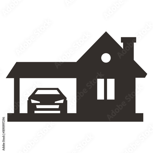 House with car garage