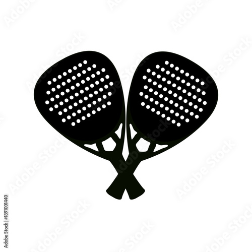 Silhouette paddle racket