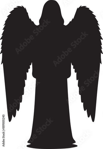 Silhouette of an angel