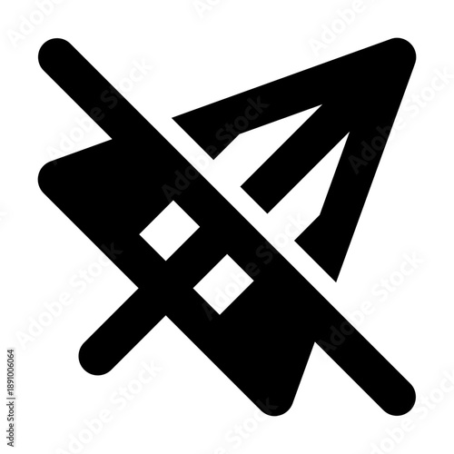 Send Off Filled Icon style perfect for User Interface, Website, and Apps