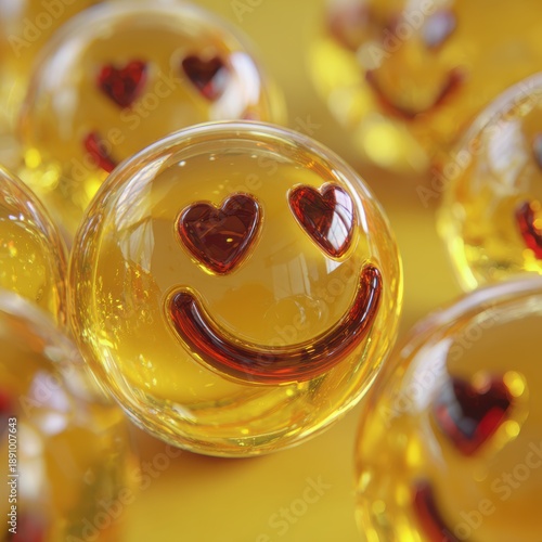 Heart Eyes Emoji Candy: Sweet Expression of Love and Positive Emotions