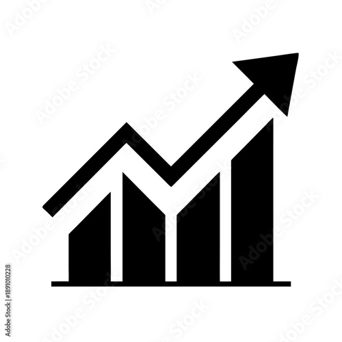 Graph showing growth trend