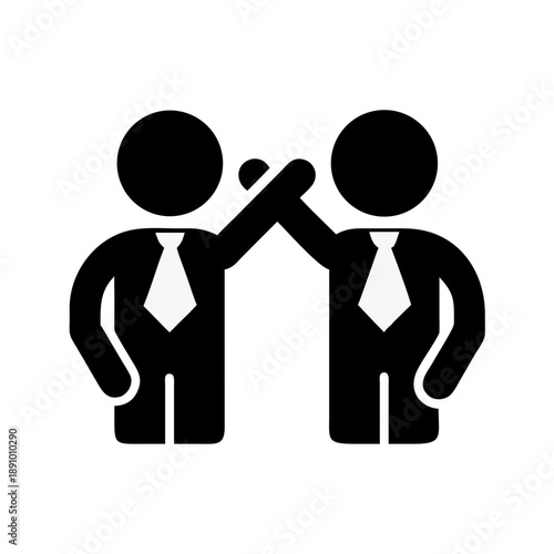 Two businessmen shaking hands