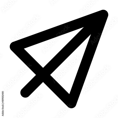 Send Outline Icon style perfect for User Interface, Website, and Apps