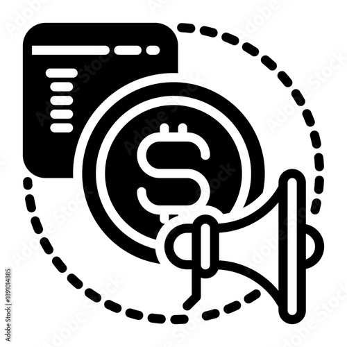 ADS icon, glyph icon style