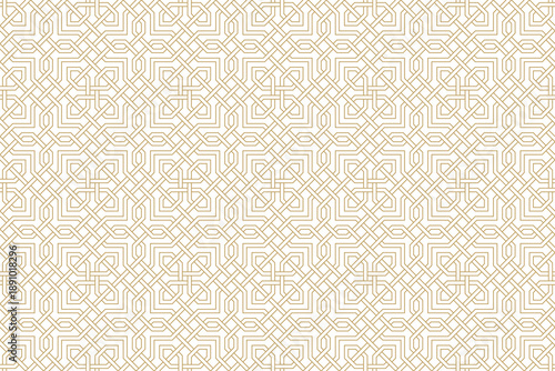 Seamless geometric pattern in authentic arabian style.