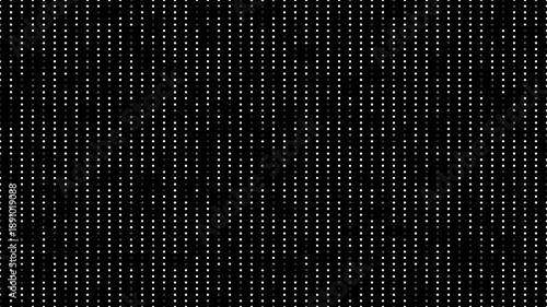 White dotted animation background with clean vertical dot pattern and fractal noise