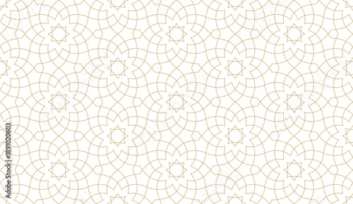 Seamless geometric pattern in authentic arabian style.