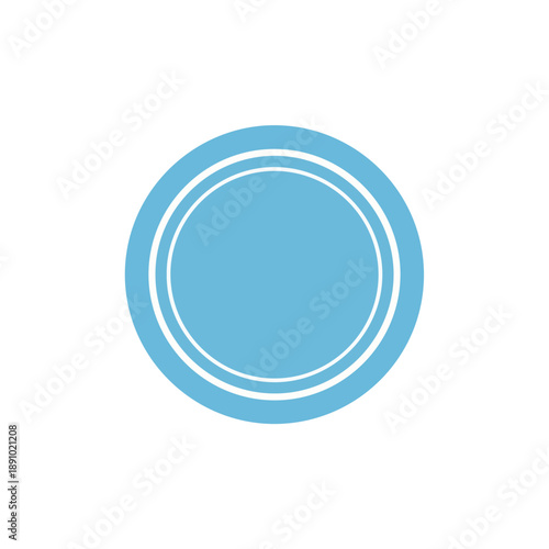 Circular Turquoise Circle Icon