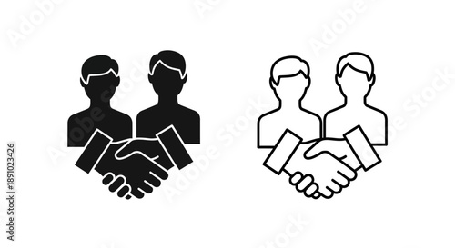 Business partnership handshake teamwork collaboration