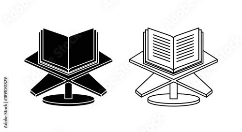 Open book knowledge education learning icon