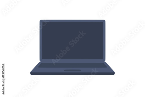laptop isolated on white background