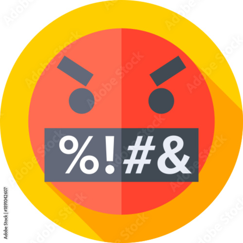 Profanity warning sign censorship