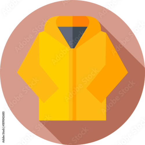 Yellow raincoat waterproof clothing