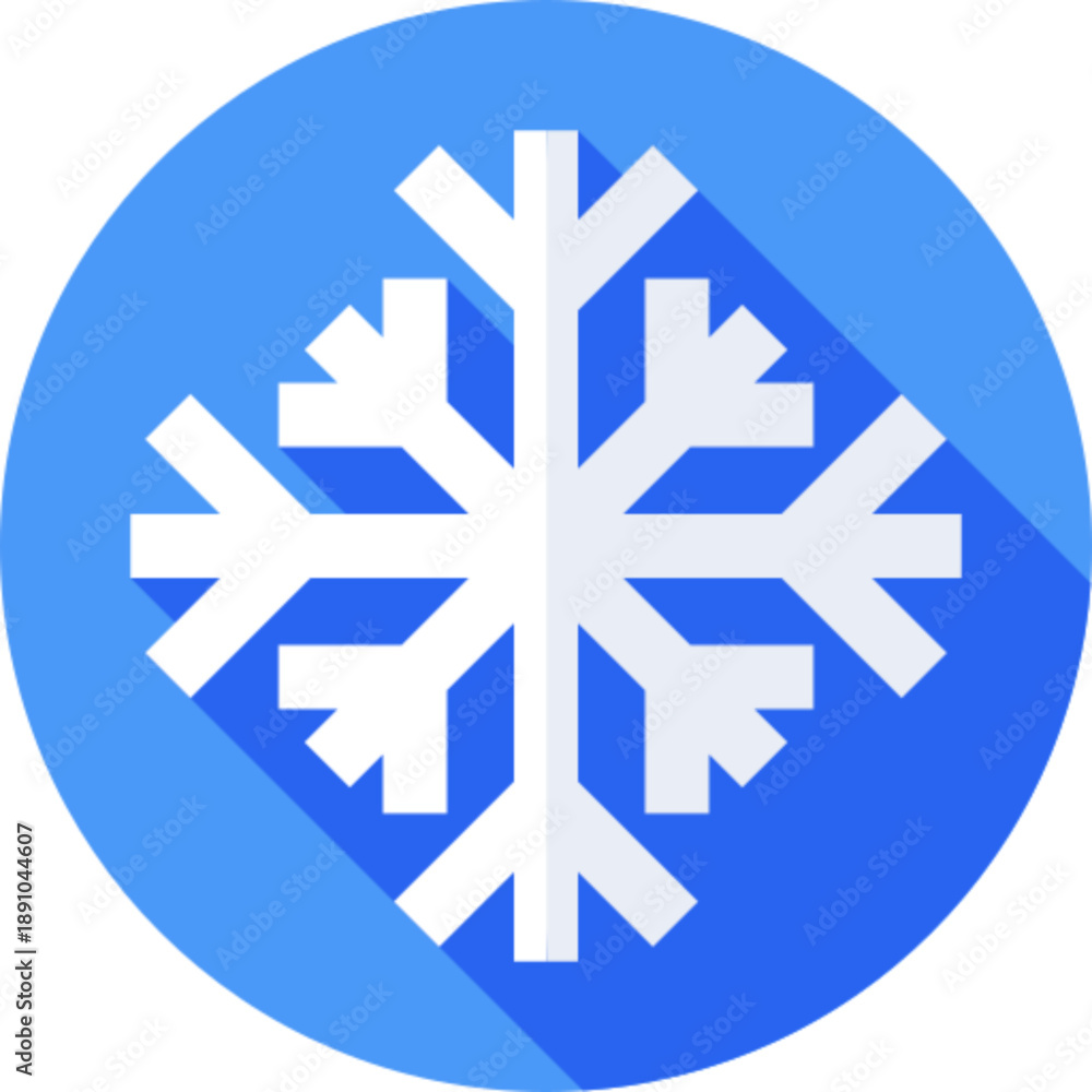 Obraz premium Snowflake Winter Pattern