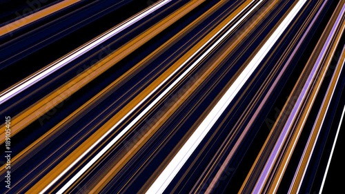 Colorful lines swirl and race across a dark canvas, creating a stunning display of light.