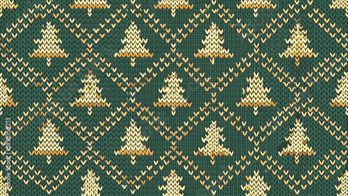 knitted christmas pattern seamless nordic sweater vector background 
