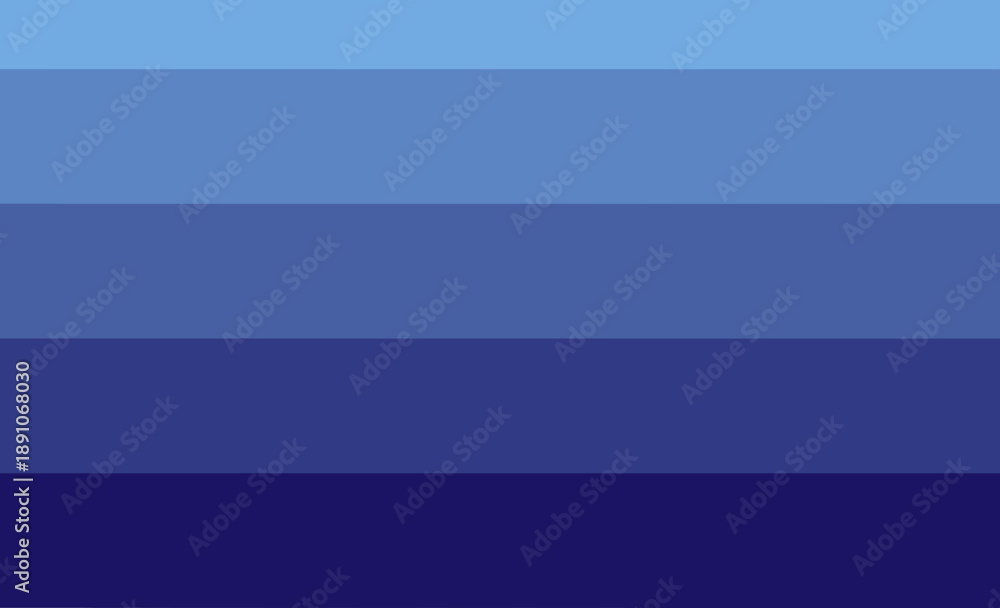 Fototapeta premium Layered Blue Gradient Background with Horizontal Stripes – Calm Modern Abstract