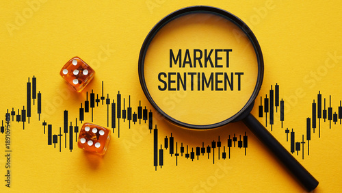 Wallpaper Mural Market Sentiment Analysis Concept - Investor Psychology, Bullish and Bearish Signals, Financial Indicators, Trading Emotions and Market Direction Assessment Torontodigital.ca