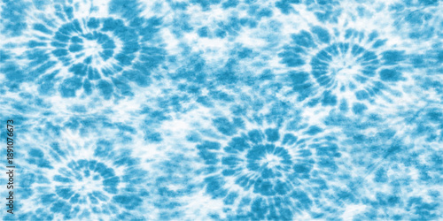 A bright blue abstract wallpaper featuring a fractal star pattern and glowing light swirls creates an energetic vector illustration backdrop with sparkles and a purple space texture