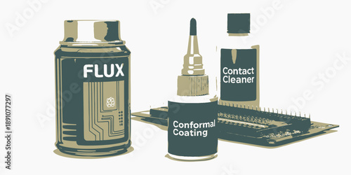 Electronics assembly tools and supplies for circuit board manufacturing