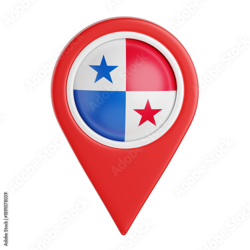 Panama Flag Location Pin Free Download Panama Flag Location Pin - GFXLoad