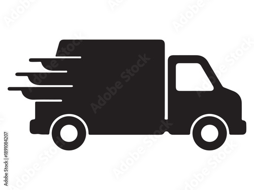 Delivery truck icon for transportation services