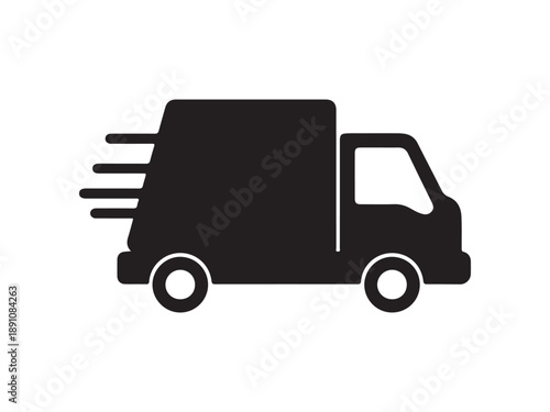 Delivery truck icon for transportation services