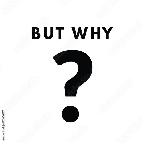 But Why Question Mark Illustration, But Why ? Typography,  Deranged Penguin, But Why Penguin illustration, but why Depressed Penguin Humor Sublimation, Nihilist Penguin png. But Why Png