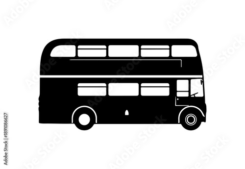 Double-Decker Bus Illustration