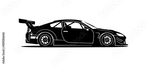 Dynamic Sports Car Vector Illustration