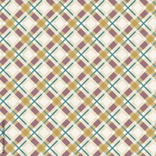 Pastel Cottage Plaid Pattern