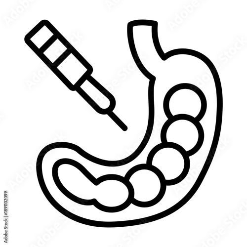 Appendectomy Vector Icon