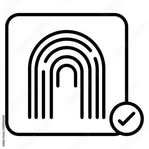 Biometrics Vector Icon