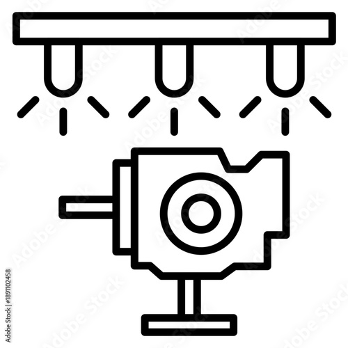 Engine Wash Vector Icon