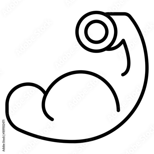 Bodyweight Workout Vector Icon