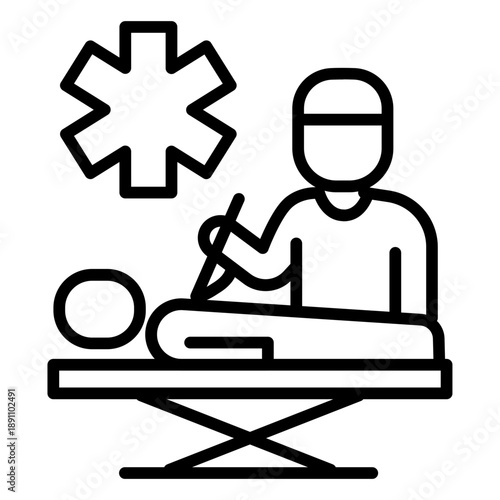 Emergency Surgery Vector Icon