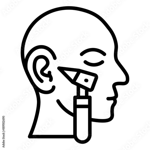 ENT Surgery Vector Icon