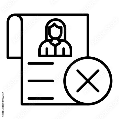 Rejected Vector Icon