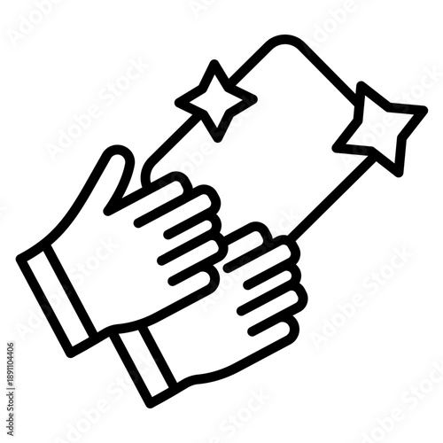 Hand Towel Vector Icon