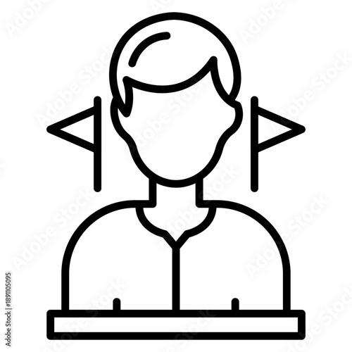 Tour Operator Vector Icon