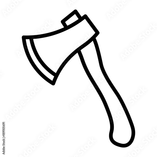 Hand Axe Vector Icon