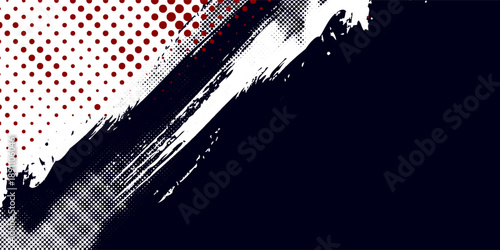 Abstract Rough Red Grunge Texture Design Background. Grunge halftone dots vector texture background. Border Frames. isolated white background