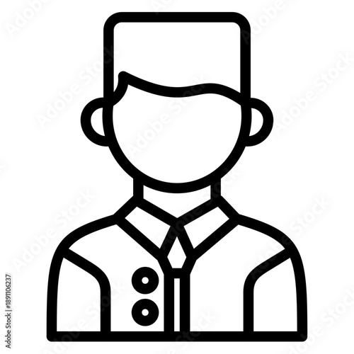 Bellhop Vector Icon