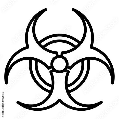 Bio Hazard Vector Icon